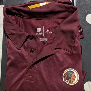 Men's Nike Dri-Fit Polo Redskins Throwback 3XL